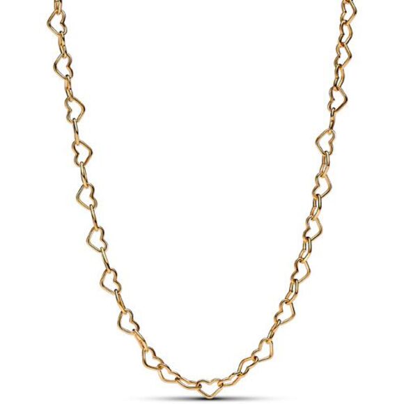 Pandora Jewelry - Pandora Linked Hearts Collier Necklace 14k gold plating